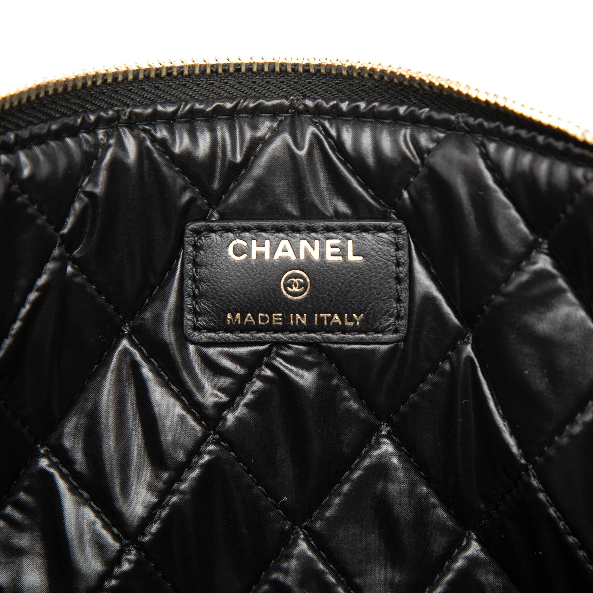 Medium Quilted Lambskin Camellia O Case Clutch