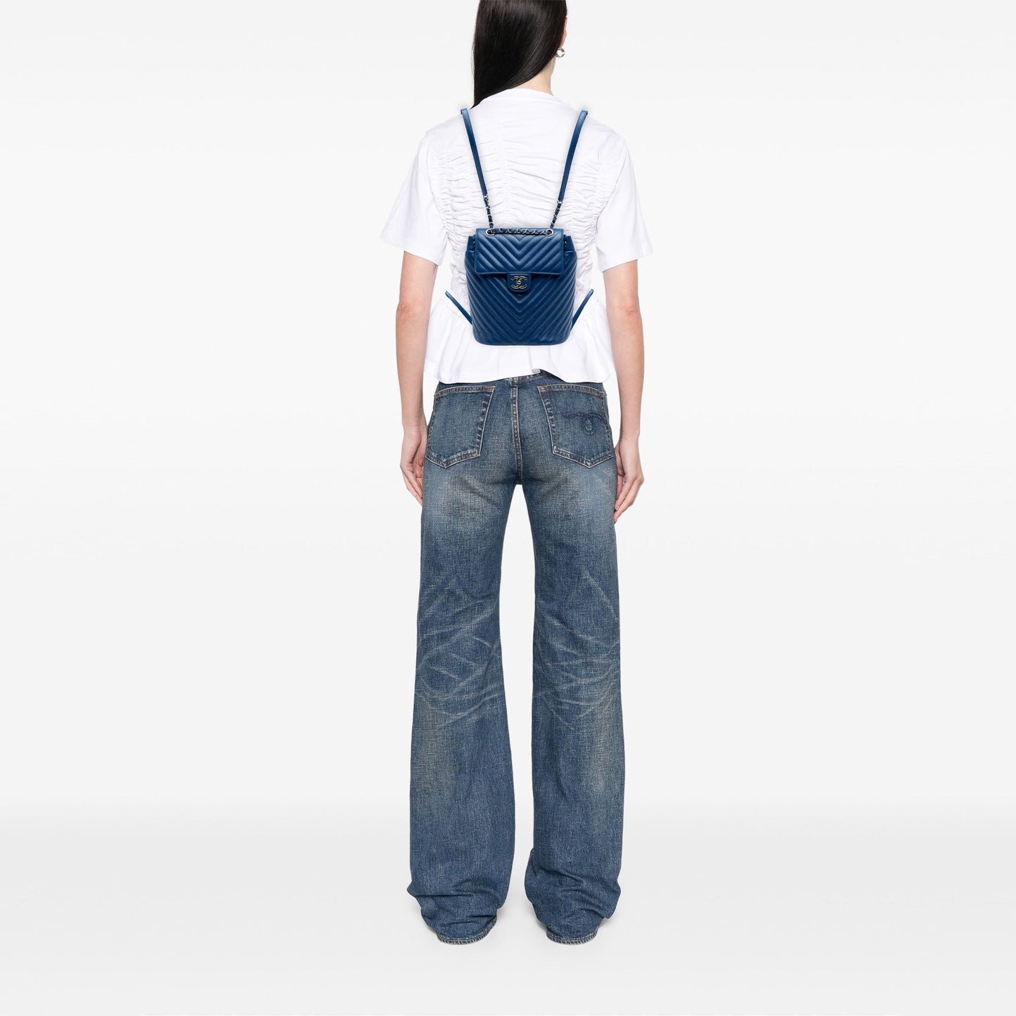 Chanel Small Chevron Calfskin Urban Spirit Backpack