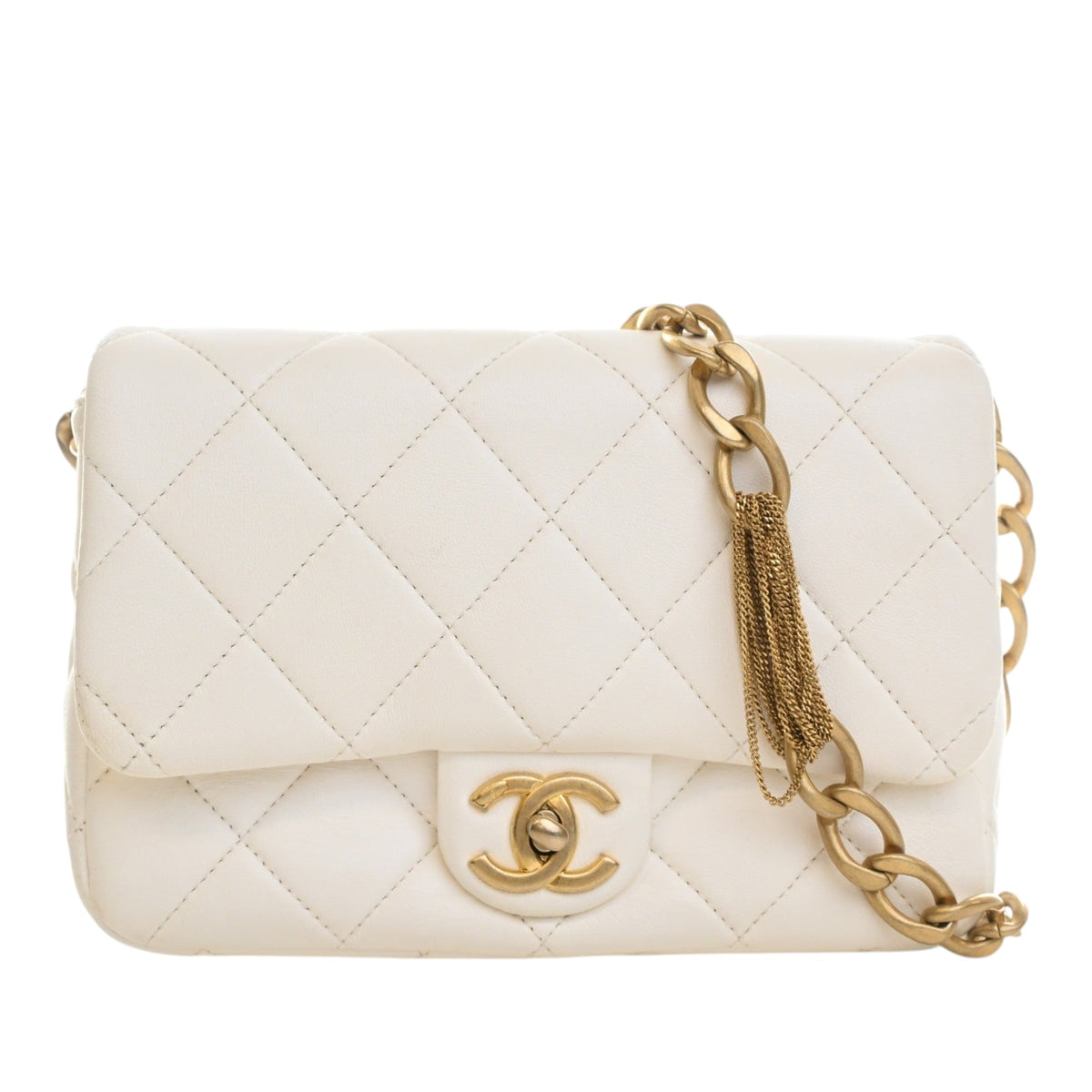 Chanel Small Quilted Lambskin Chain Flap