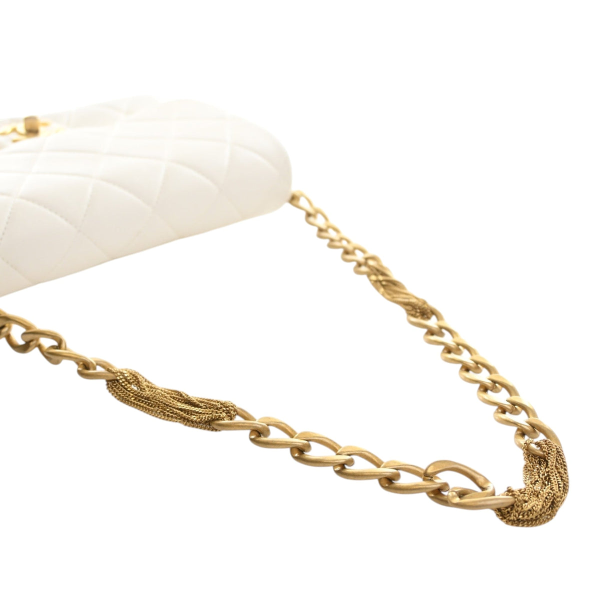 Chanel Small Quilted Lambskin Chain Flap
