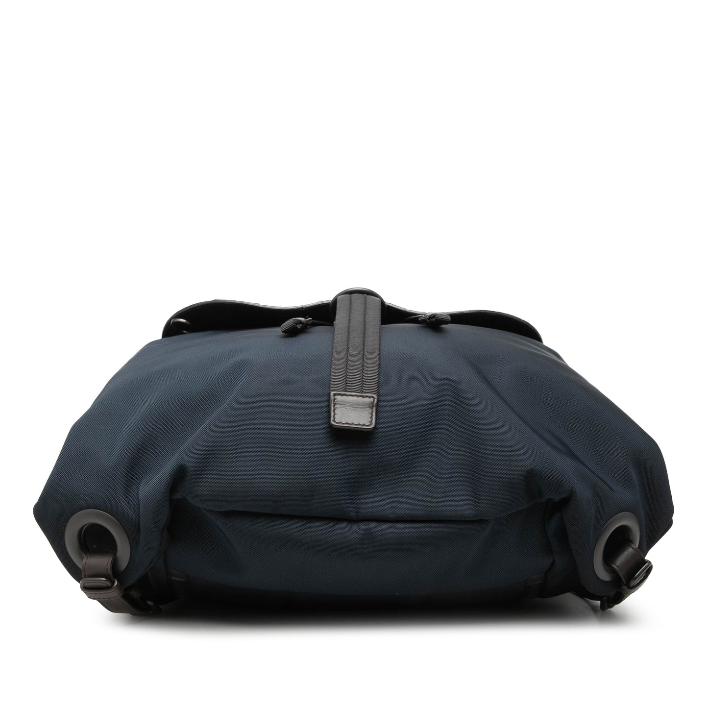Bottega Veneta Canvas and Nappa Intrecciato Flap Backpack