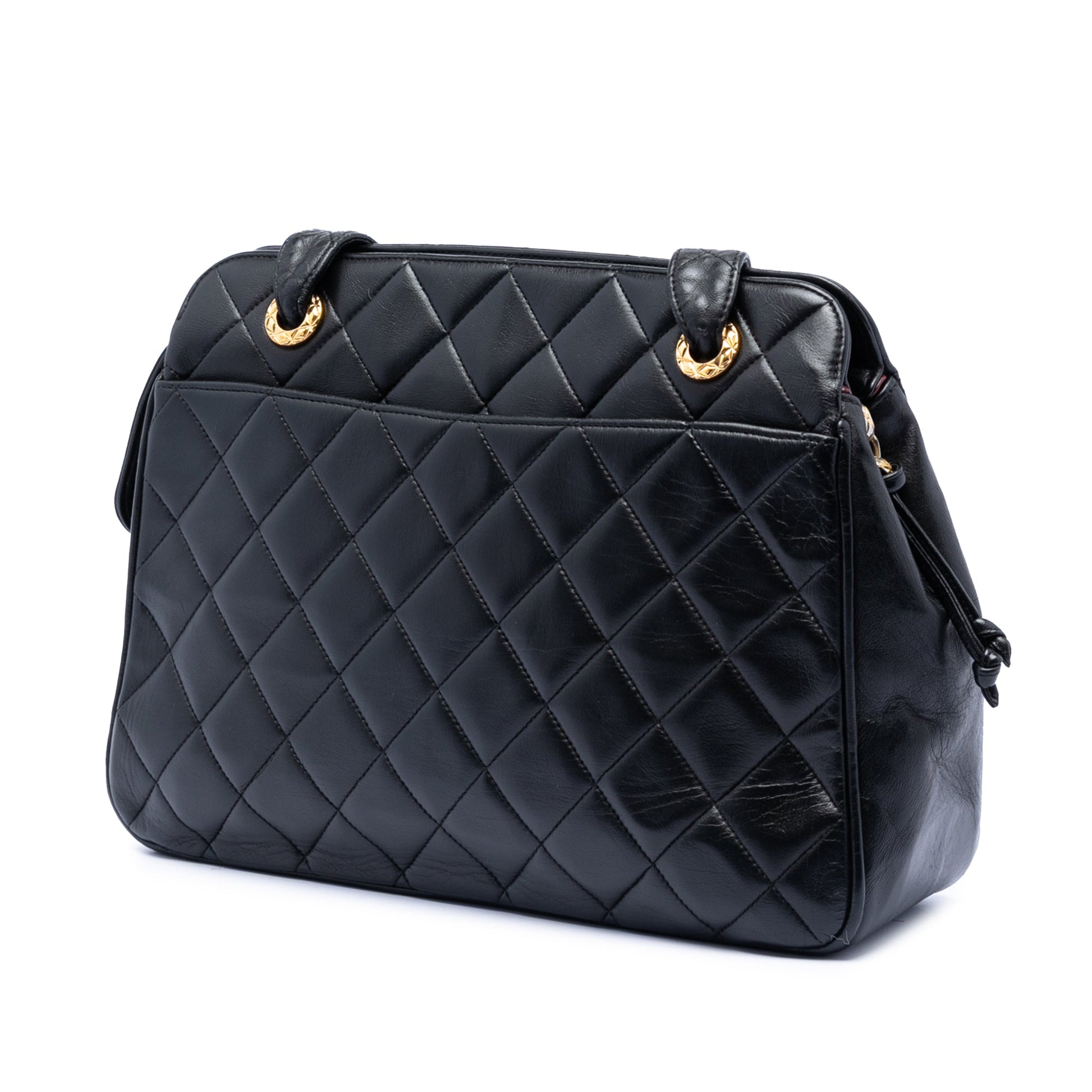 Chanel CC Quilted Lambskin Front Pocket Crossbody