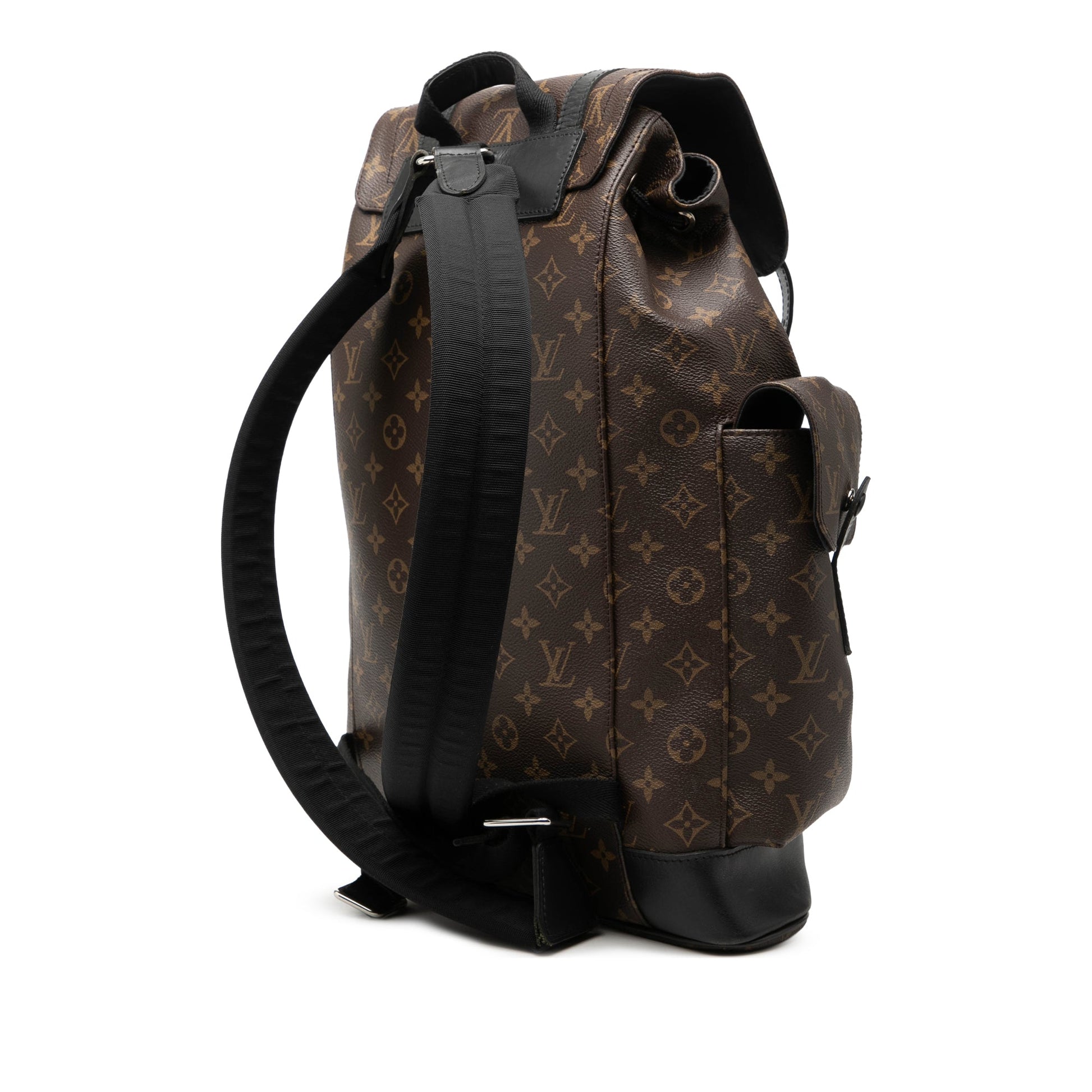 Louis Vuitton Monogram Macassar Christopher Backpack MM