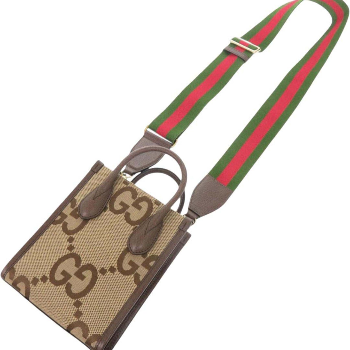 Gucci Mini Jumbo GG Canvas Web Satchel