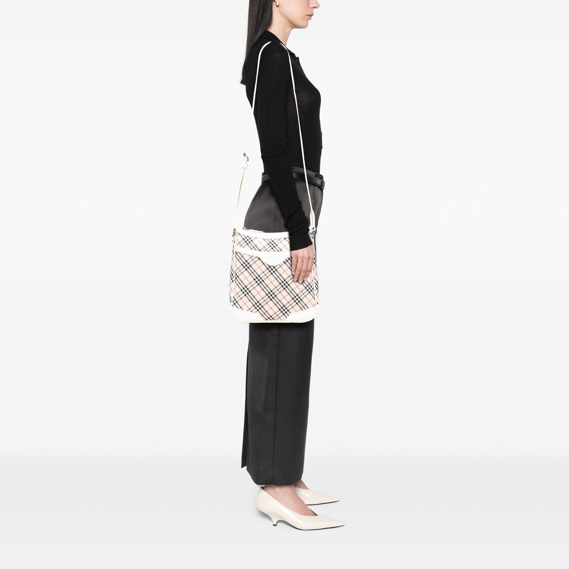 Burberry Nova Check Canvas Crossbody