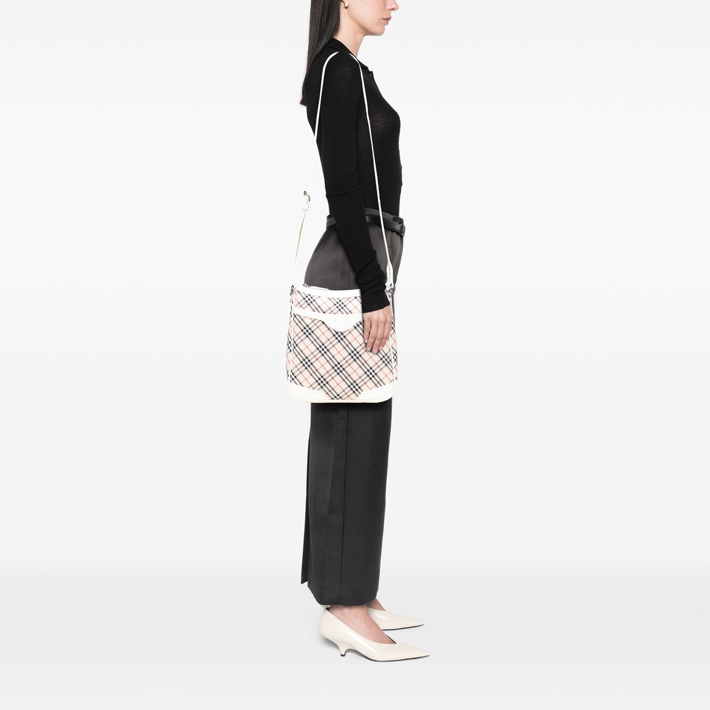 Burberry Nova Check Canvas Crossbody