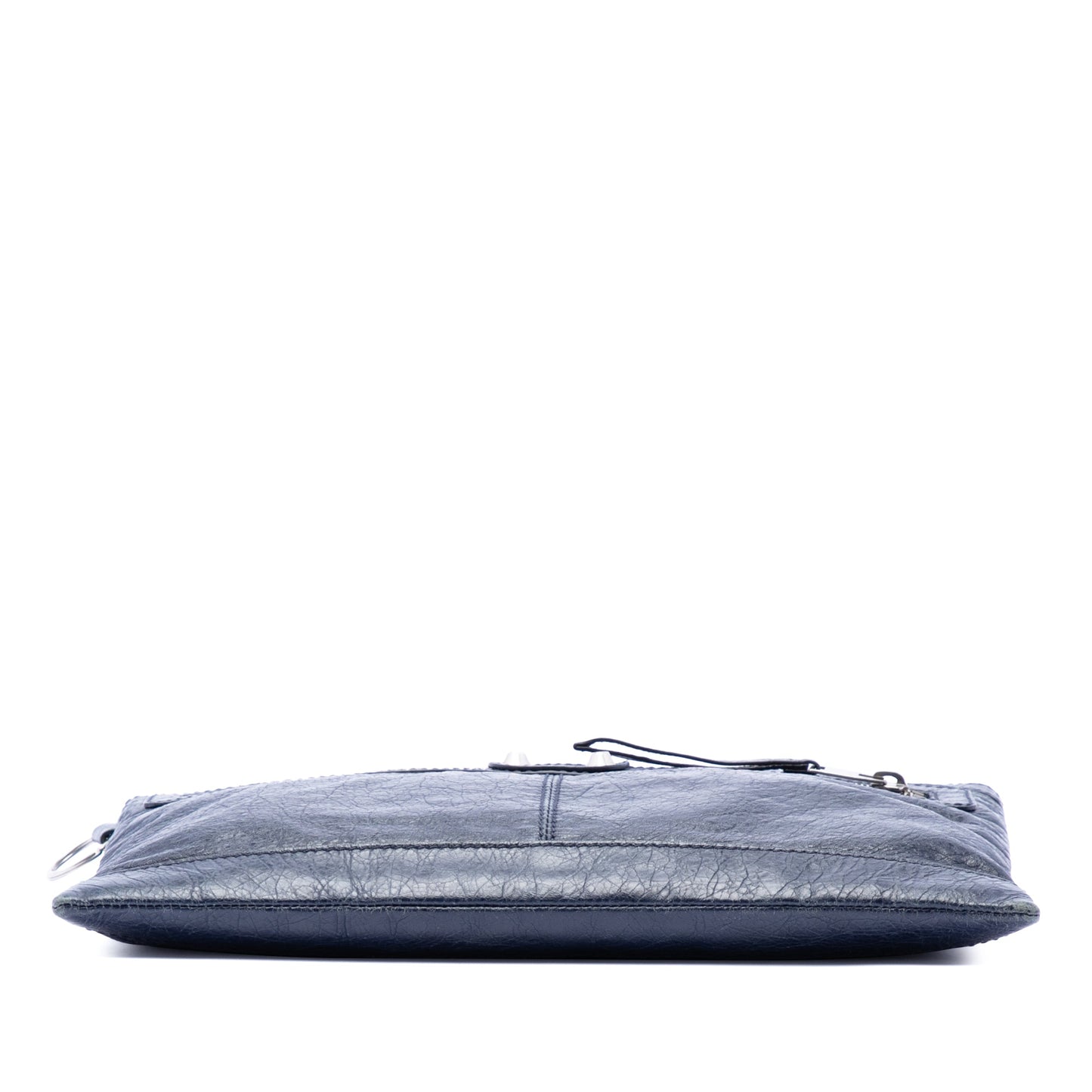 Balenciaga Lambskin Motocross Classic Clip M Clutch