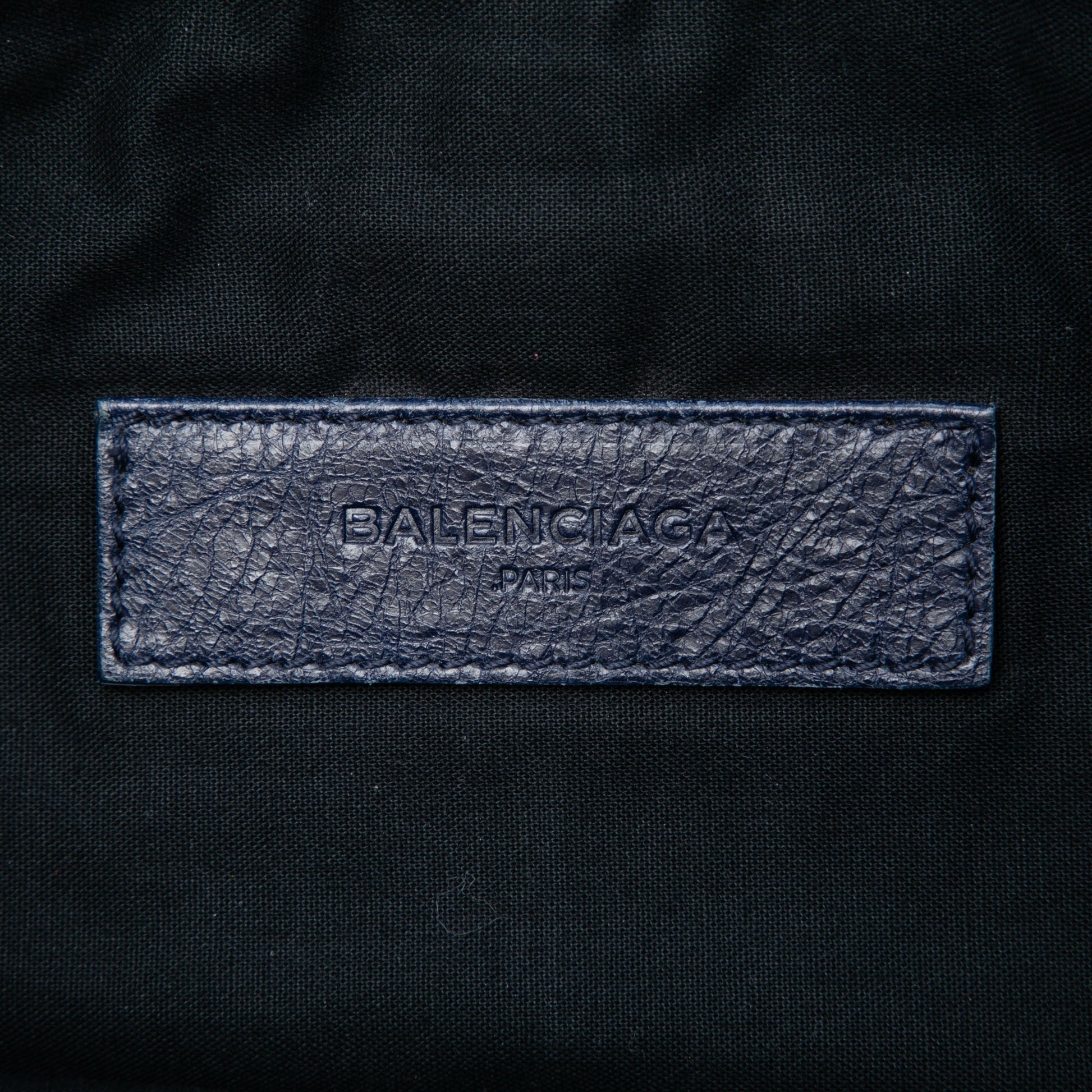 Balenciaga Lambskin Motocross Classic Clip M Clutch