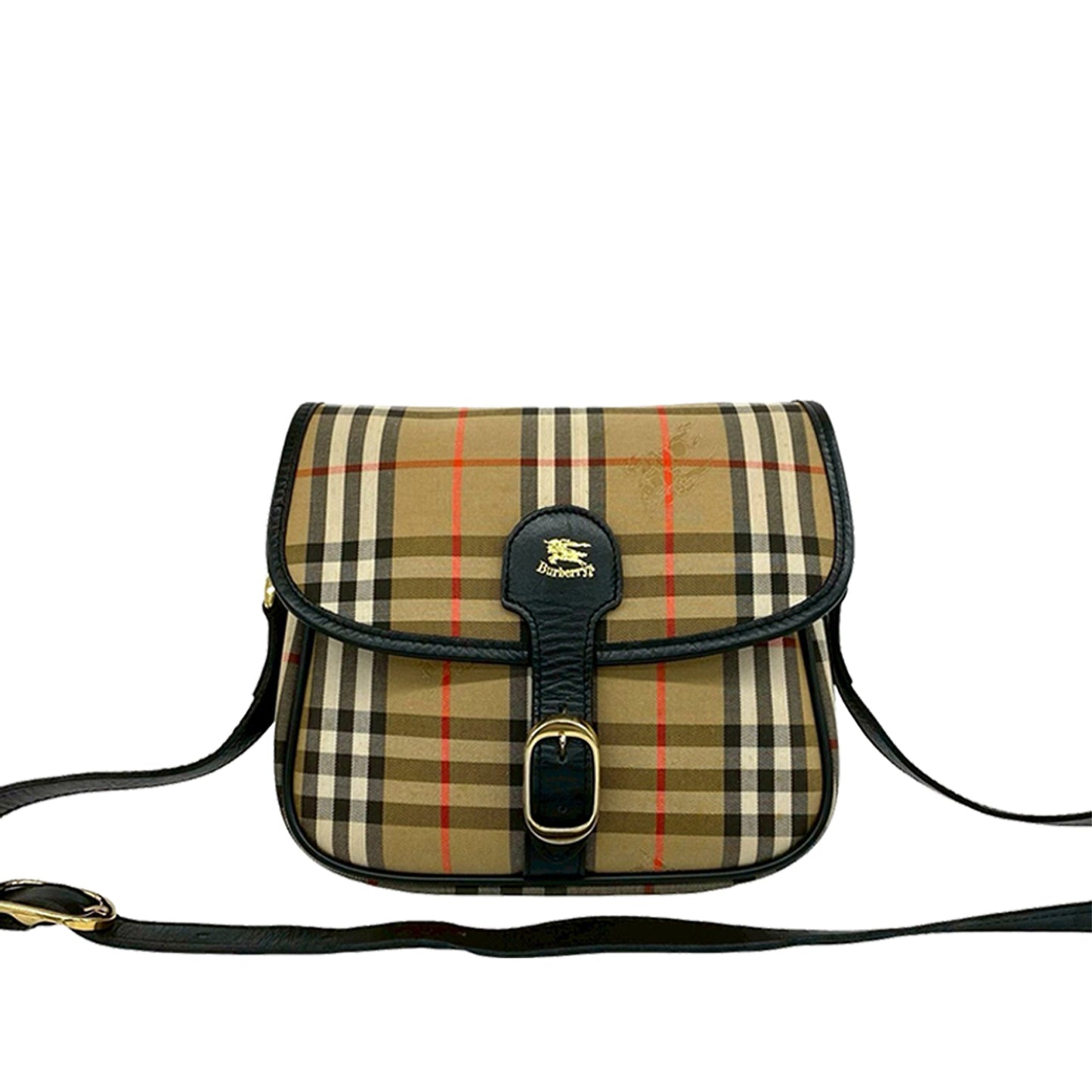 Burberry Haymarket Check Canvas Crossbody