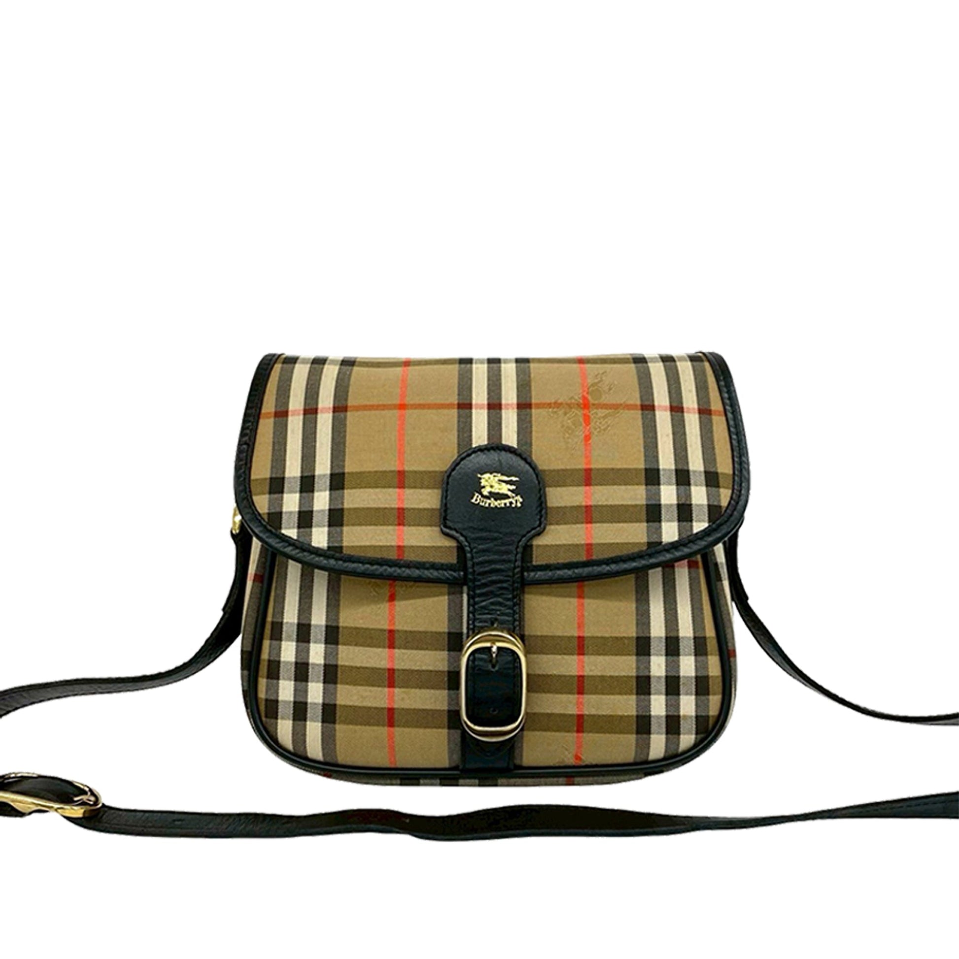 Burberry Haymarket Check Canvas Crossbody