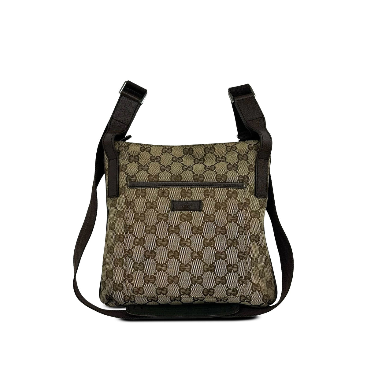 Gucci GG Canvas Crossbody — Beige
