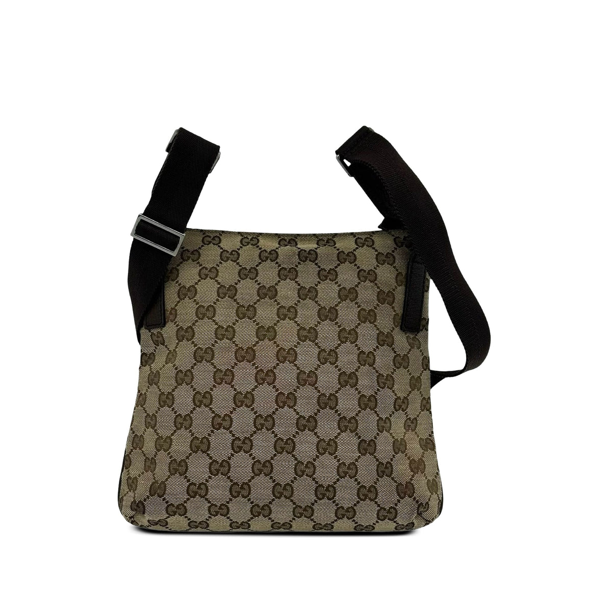 Gucci GG Canvas Crossbody — Beige