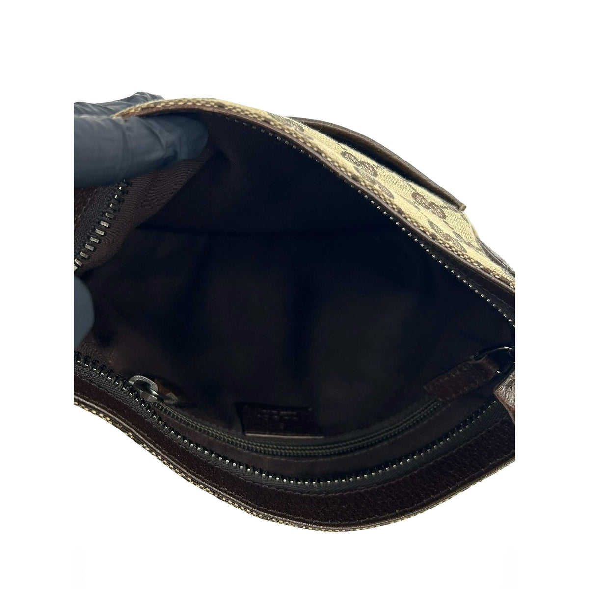 Gucci GG Canvas Crossbody — Beige