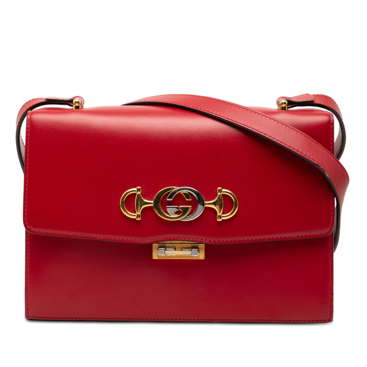 Gucci Small Smooth Calfskin Zumi Flap Crossbody