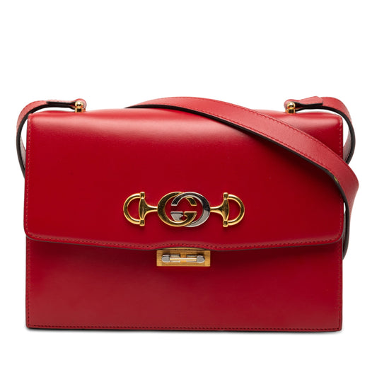 Gucci Small Smooth Calfskin Zumi Flap Crossbody