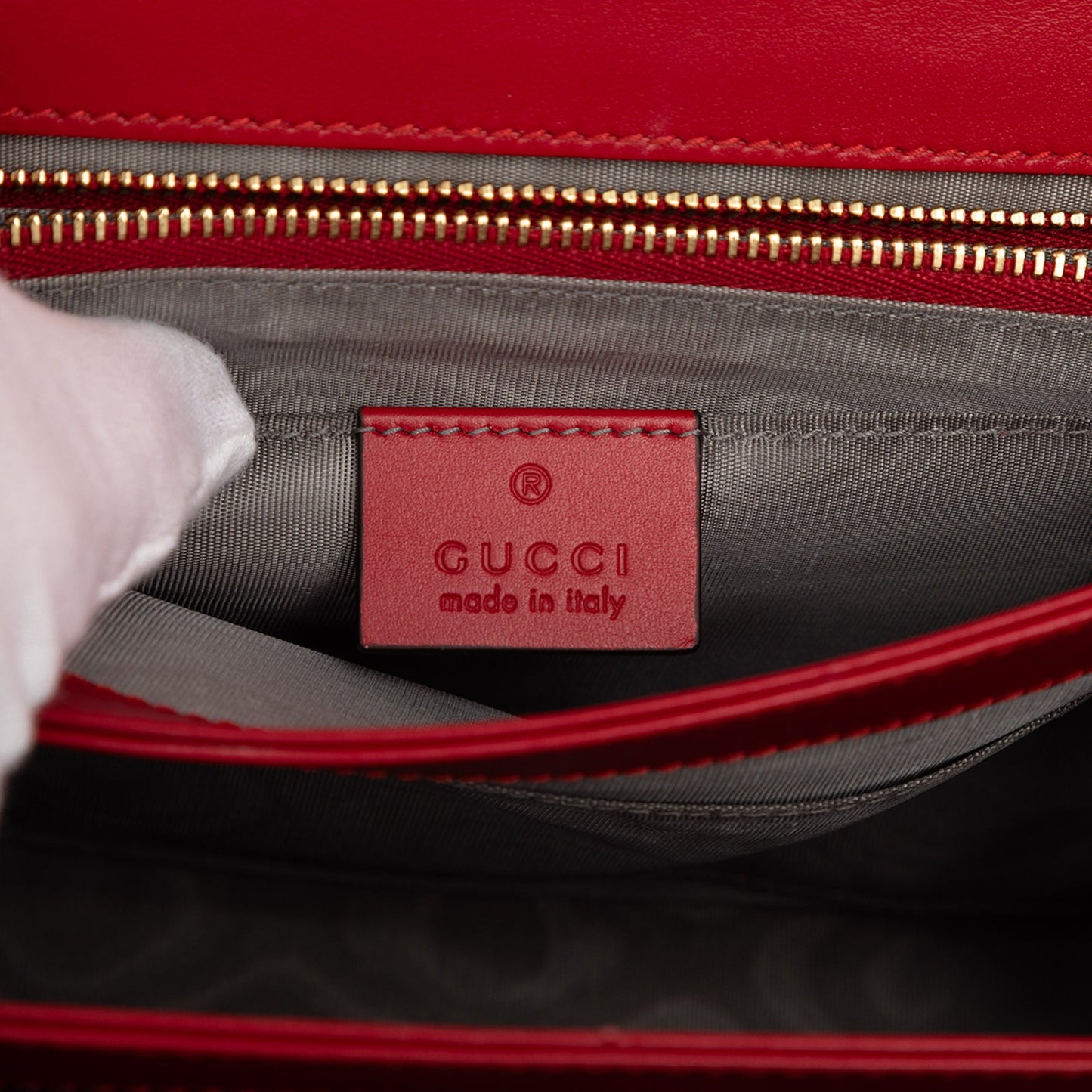 Gucci Small Smooth Calfskin Zumi Flap Crossbody
