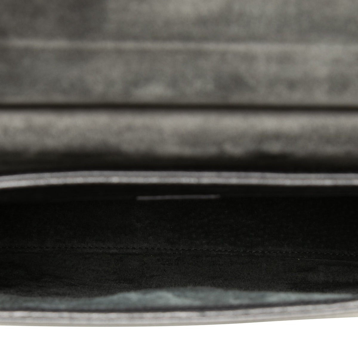 Gucci Leather Bamboo Handbag — Black