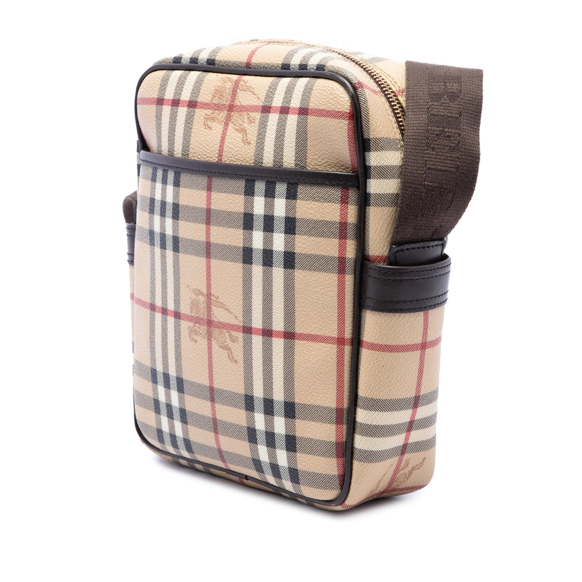 Burberry Haymarket Check Coated Canvas Crossbody