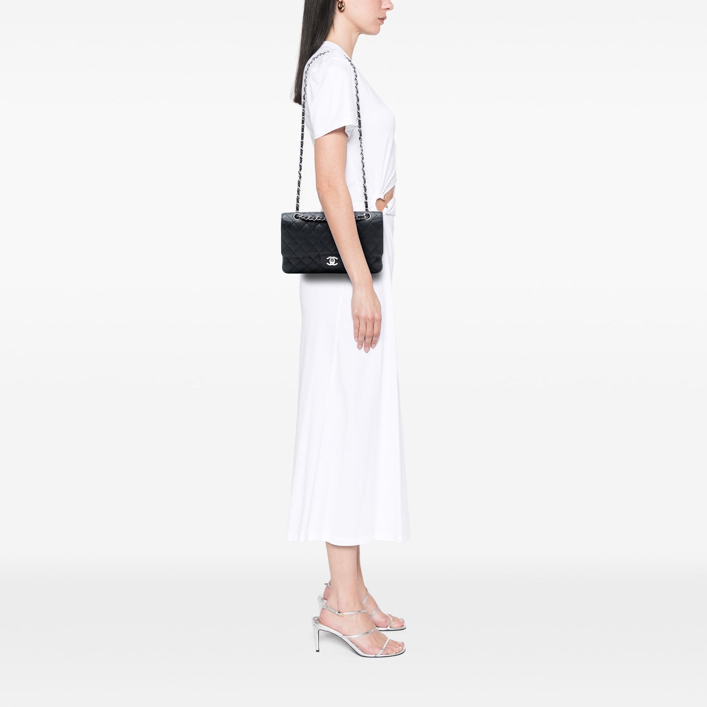Chanel Medium Classic Caviar Double Flap