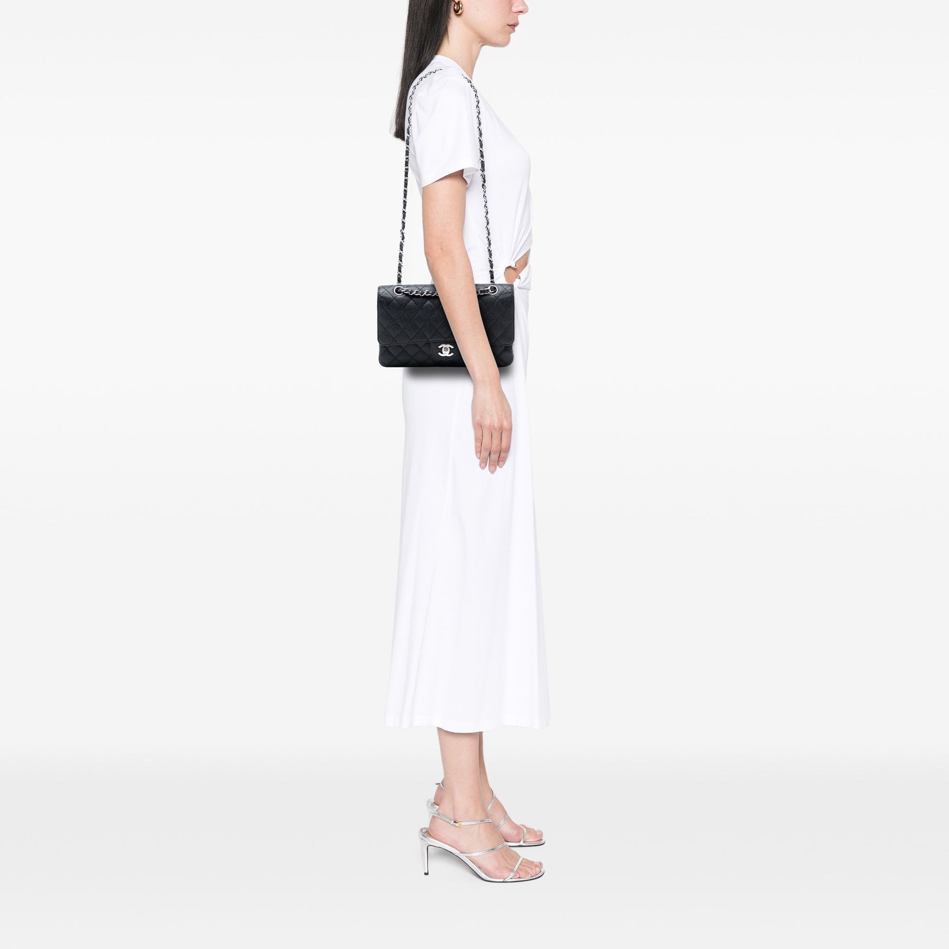 Chanel Medium Classic Caviar Double Flap