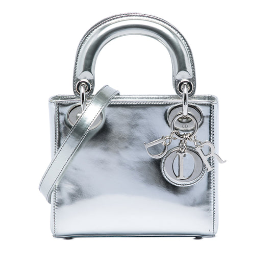 Dior Mini Metallic Patent Lady Dior