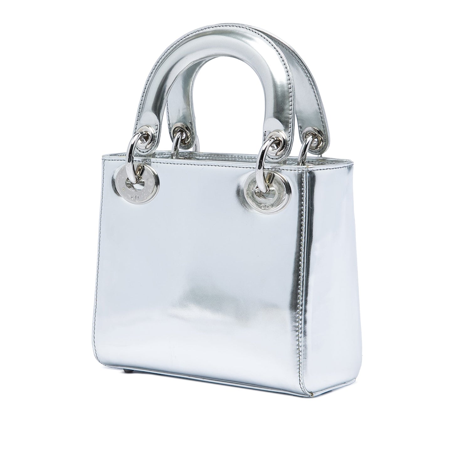 Dior Mini Metallic Patent Lady Dior