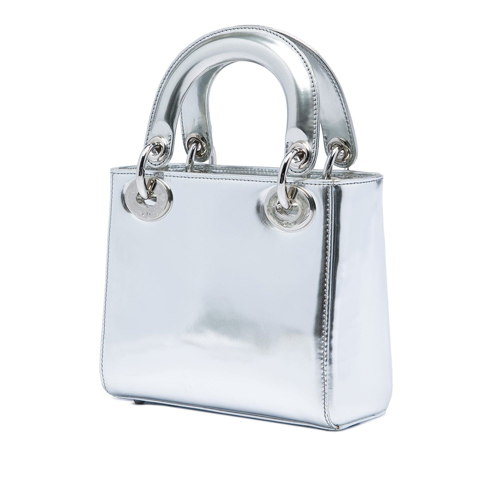 Dior Mini Metallic Patent Lady Dior