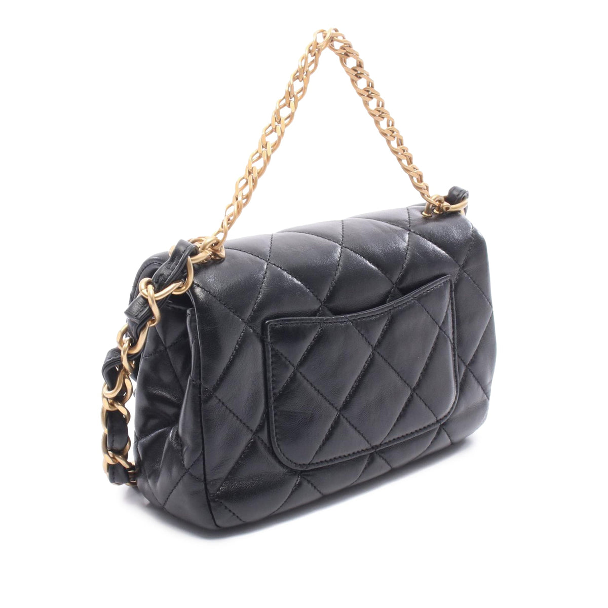Chanel Small CC Quilted Lambskin Single Flap