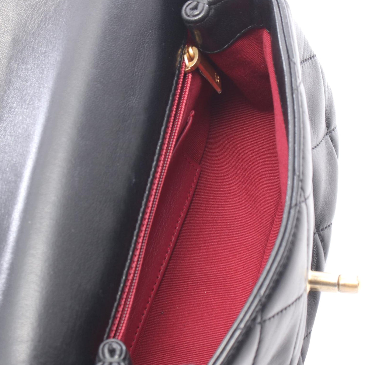 Chanel Small CC Quilted Lambskin Single Flap