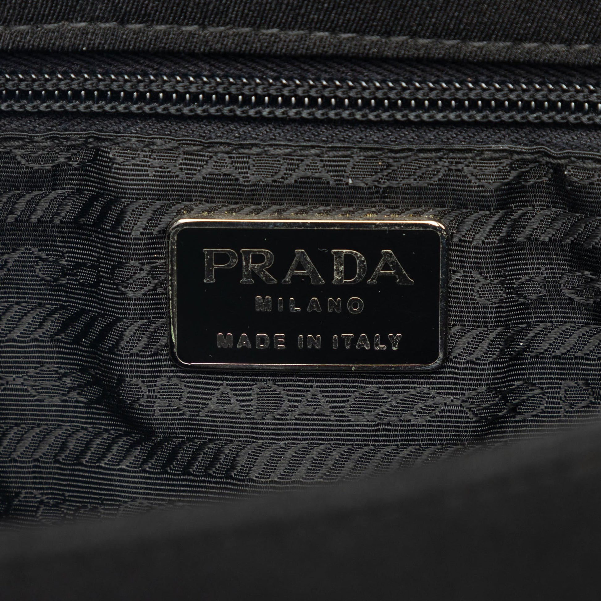 Prada Tessuto Swing Chain Shoulder Bag