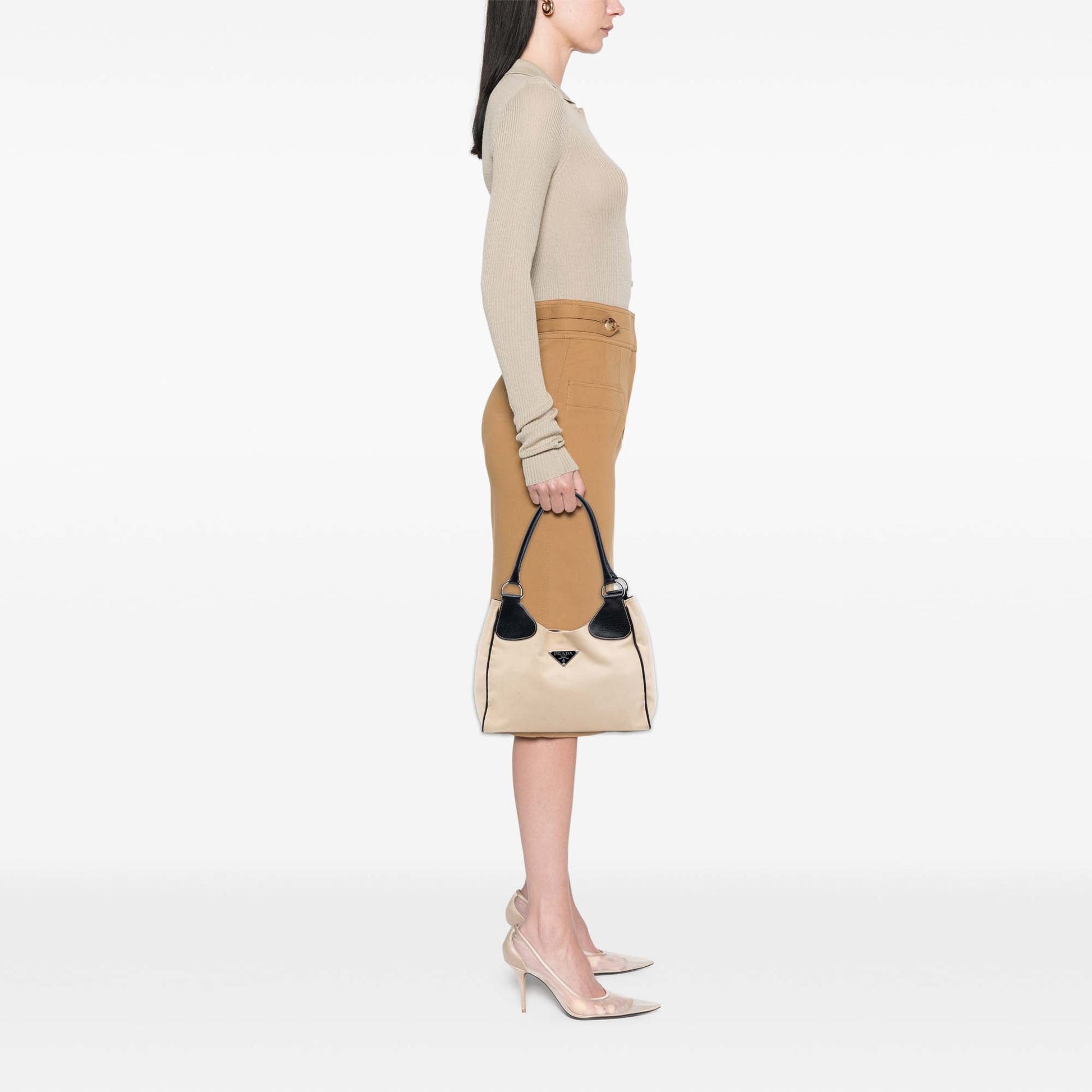 Cinghiale Trimmed Canapa Shoulder Bag