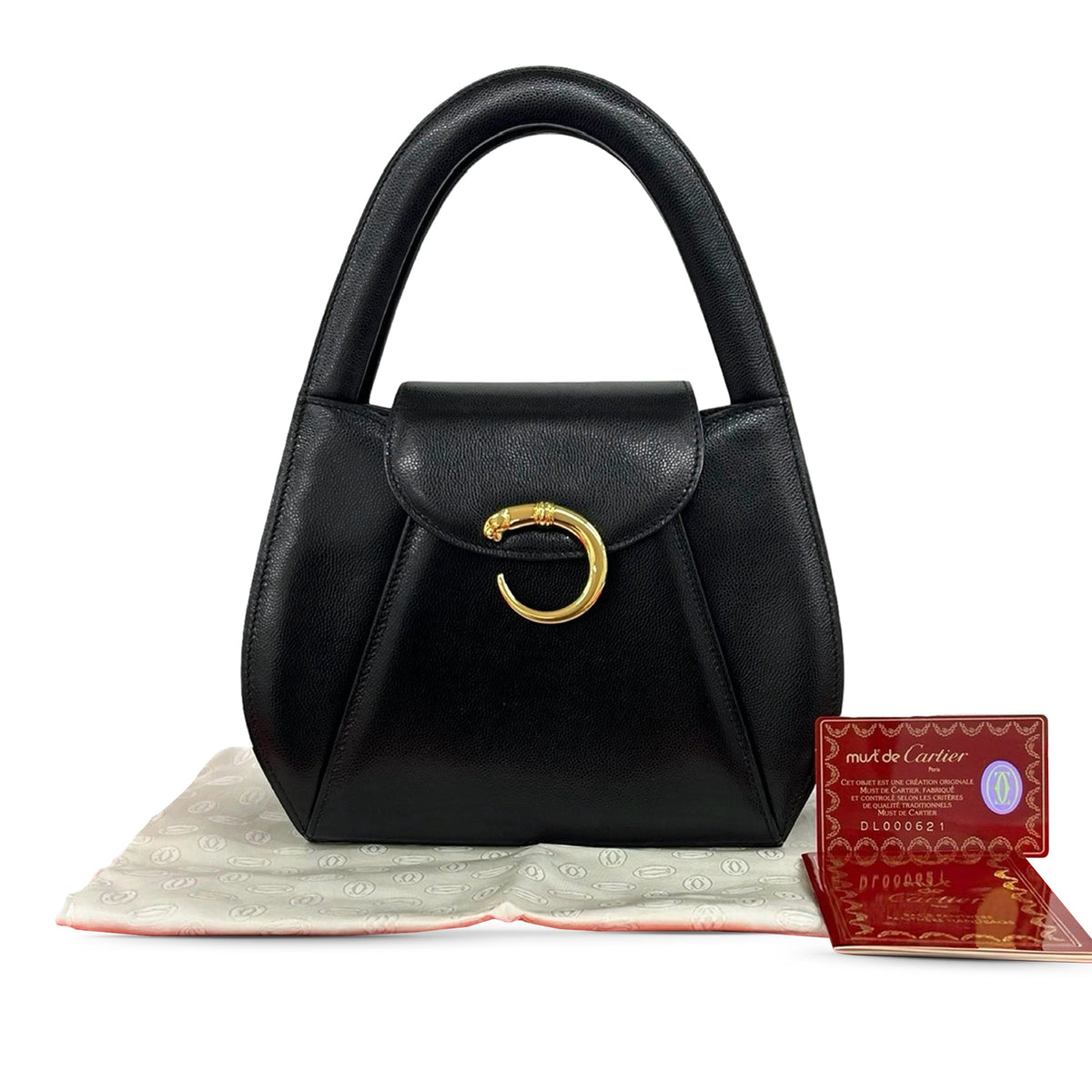 Cartier Leather Panthere Handbag