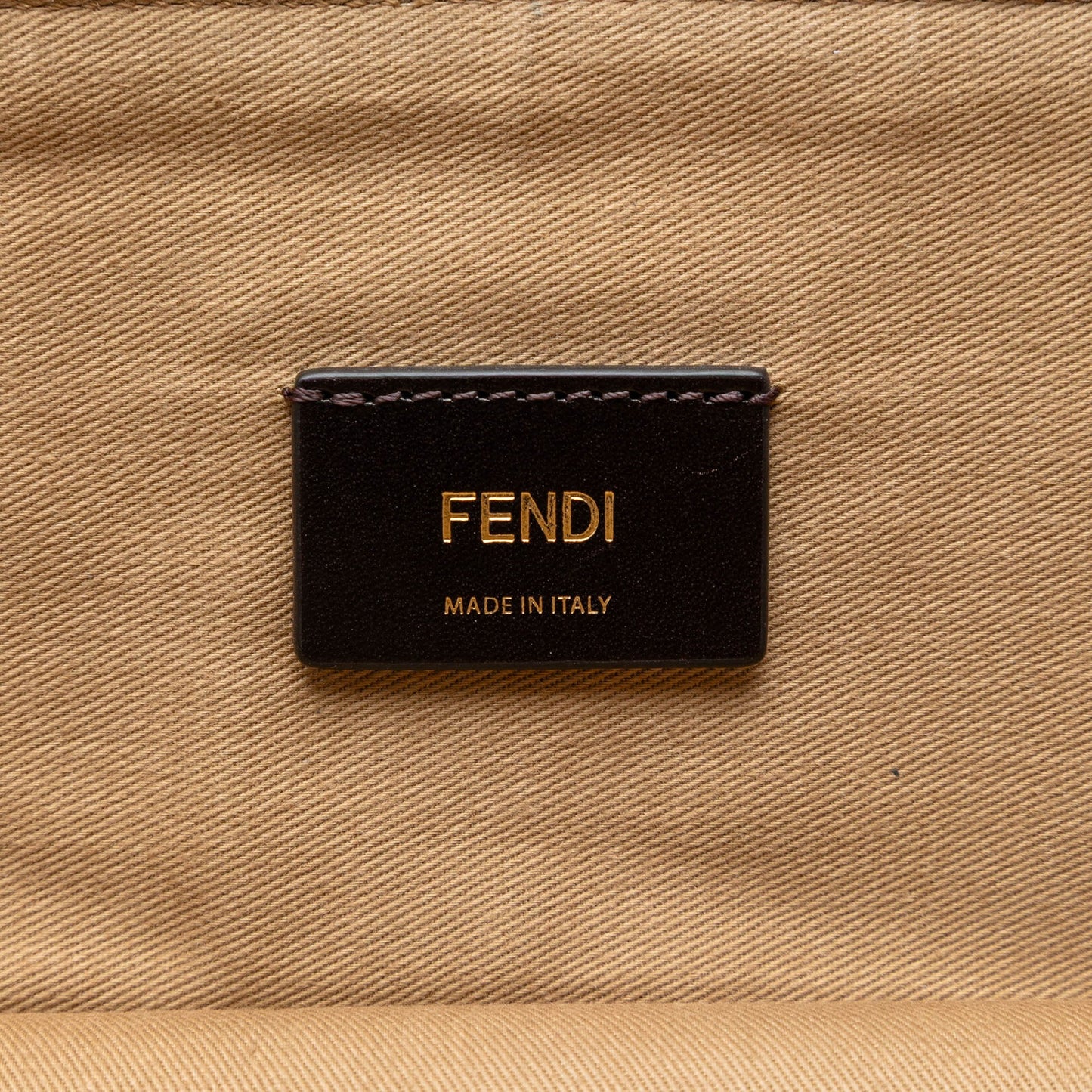 Fendi Zucca Coated Canvas Karligraphy Travel Bag