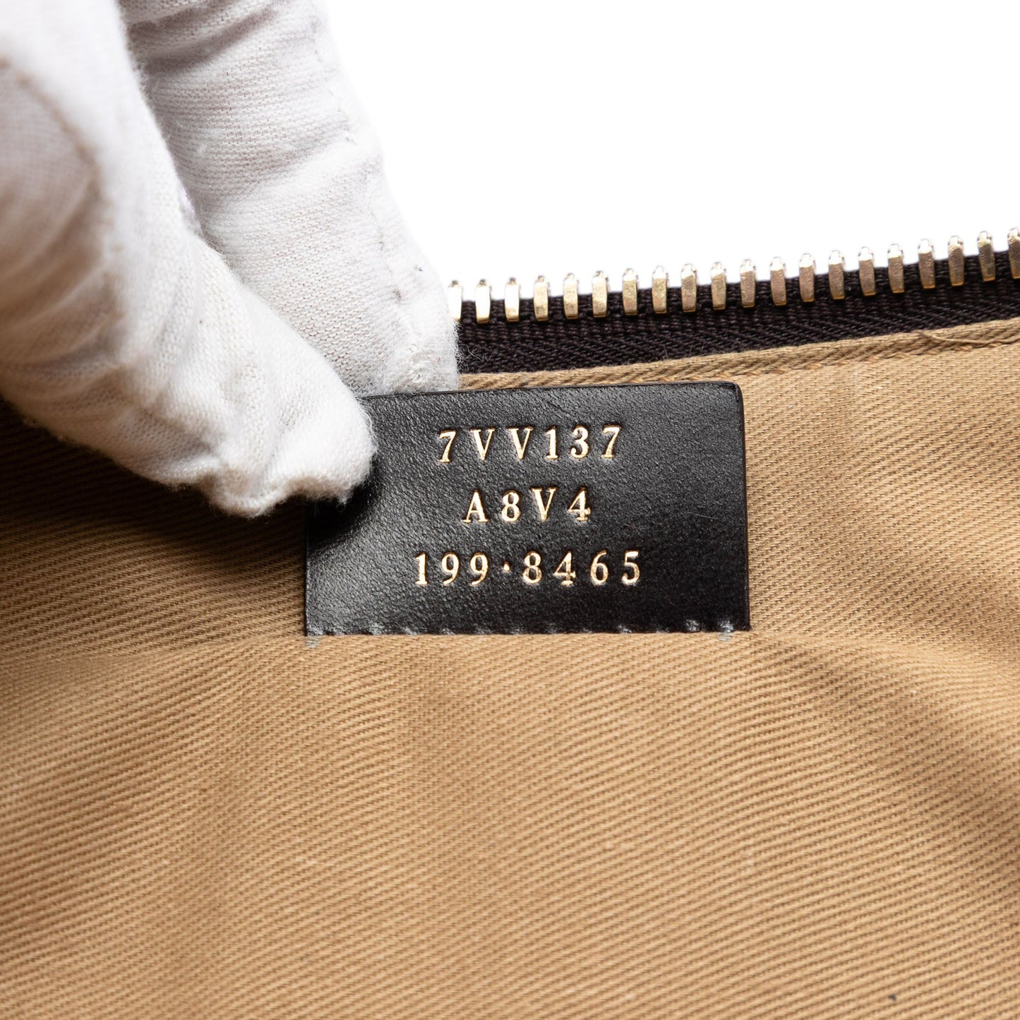 Fendi Zucca Coated Canvas Karligraphy Travel Bag