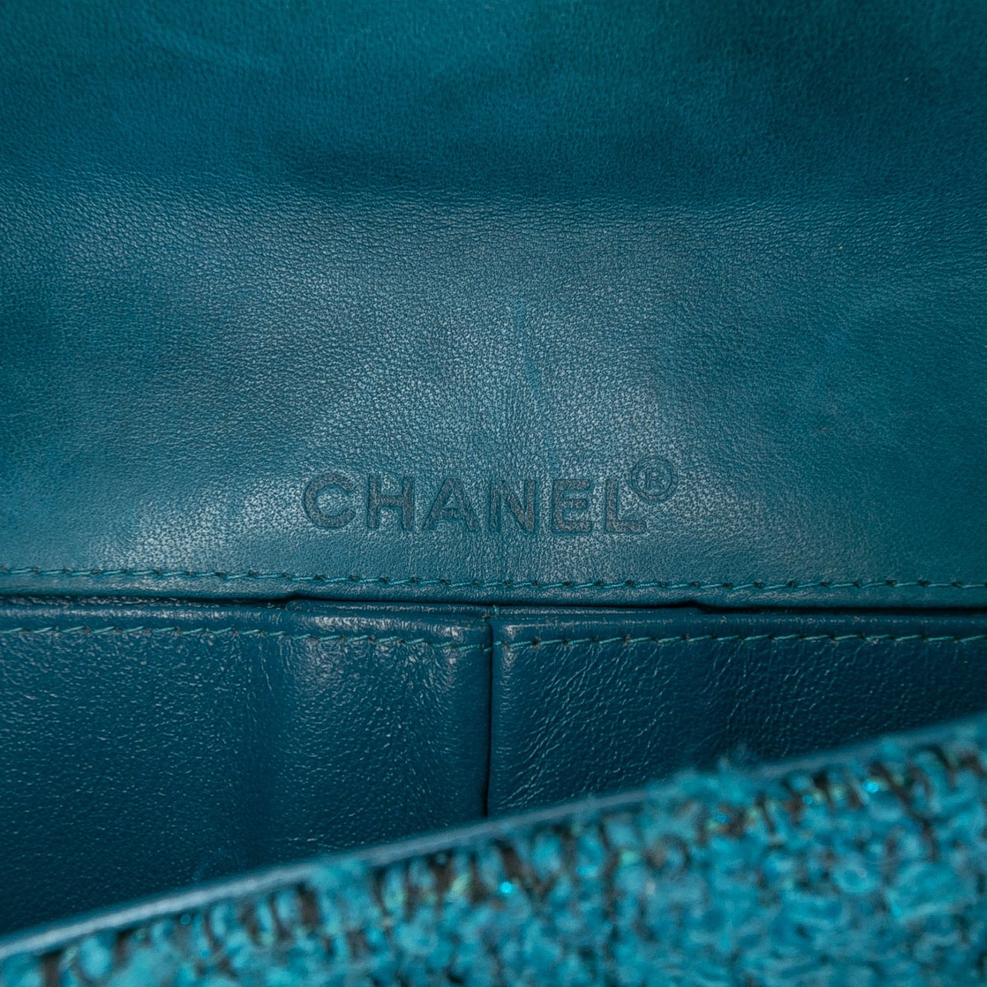 Chanel CC Tweed East West Flap