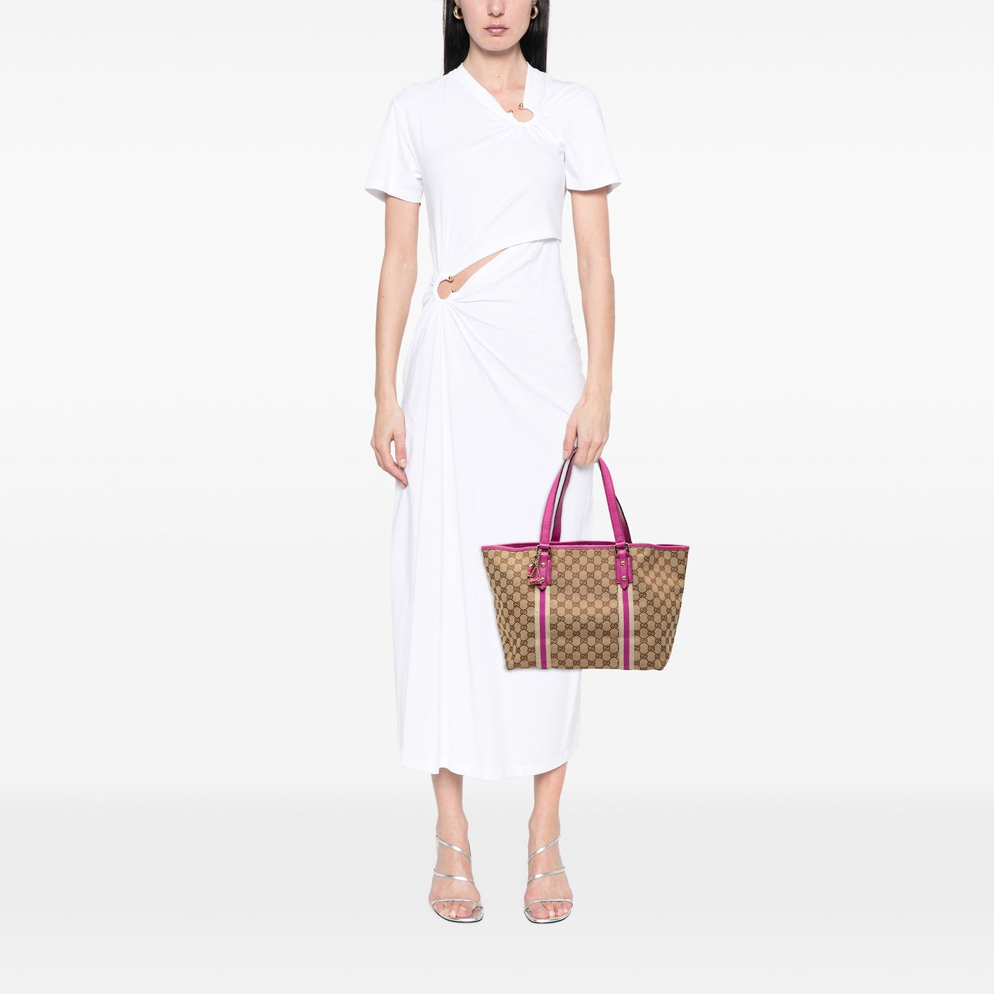 Gucci Large GG Canvas Jolicoeur Tote