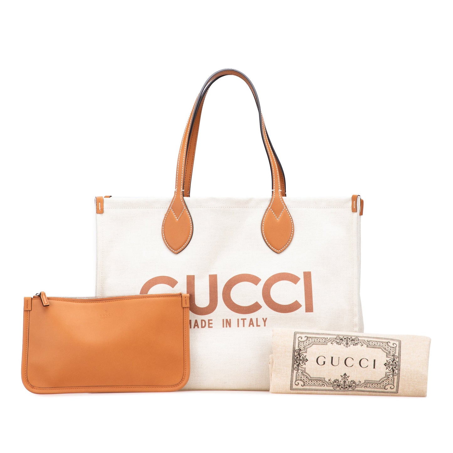 Gucci Large Canvas Logo Tote