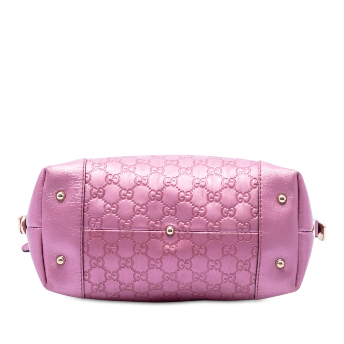 Gucci Metallic Guccissima Heart Bit Satchel