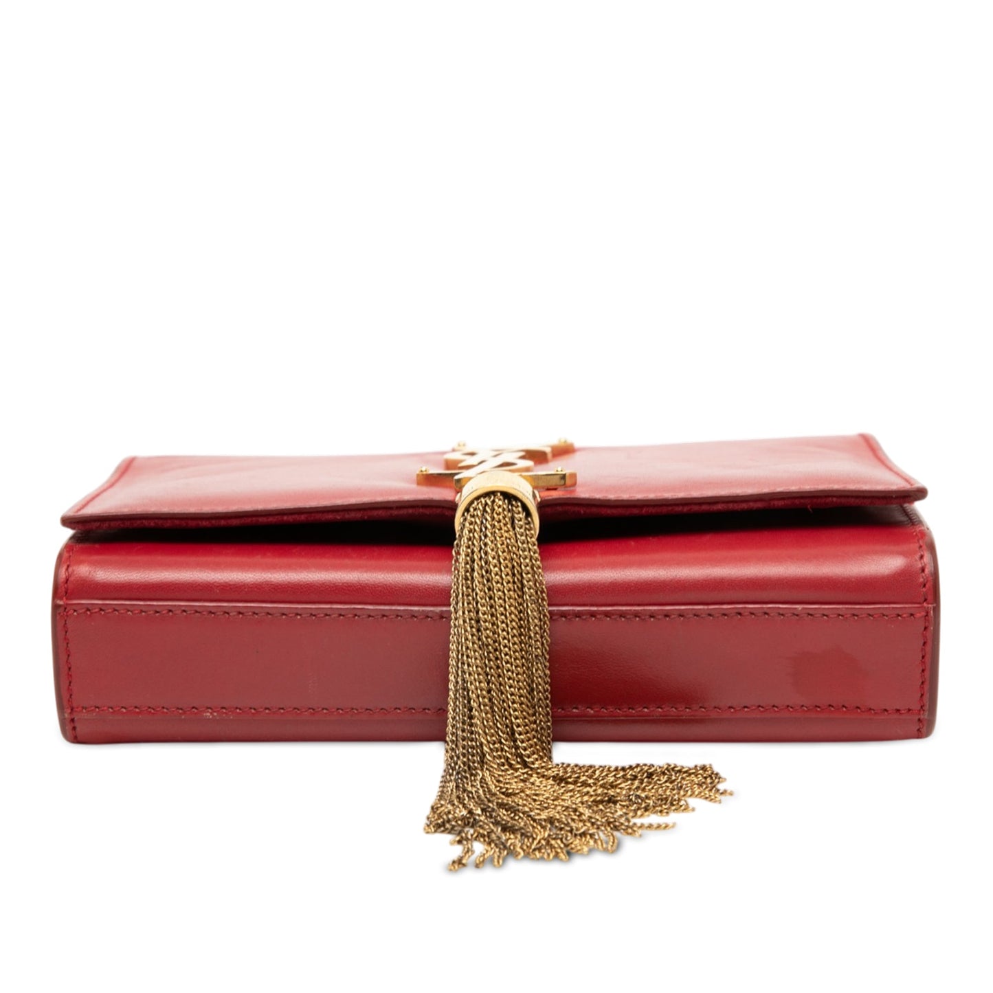 Small Leather Monogram Kate Tassel Crossbody