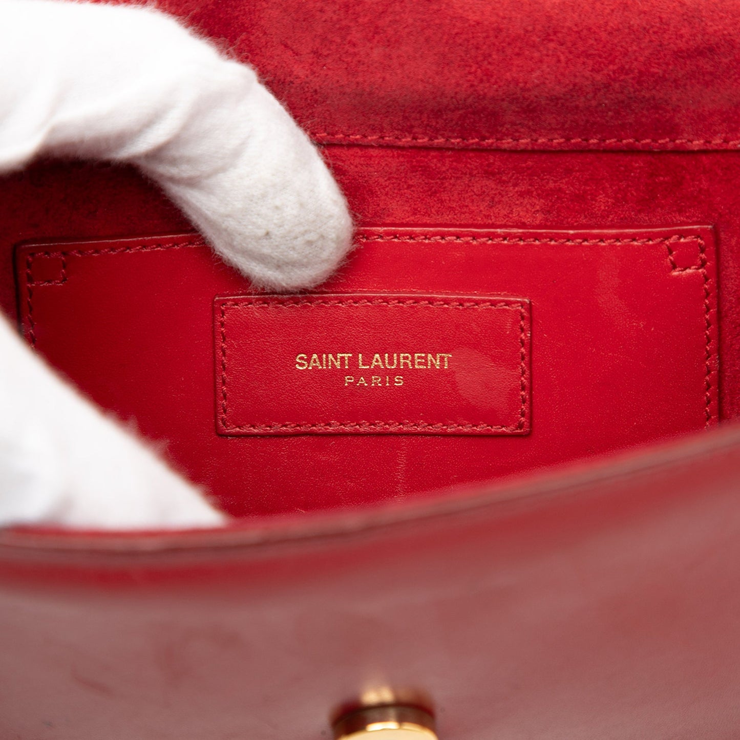 Small Leather Monogram Kate Tassel Crossbody