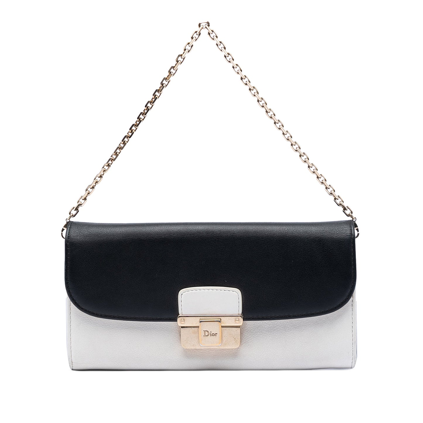 Dior Bicolor Calfskin Diorling Wallet on Chain