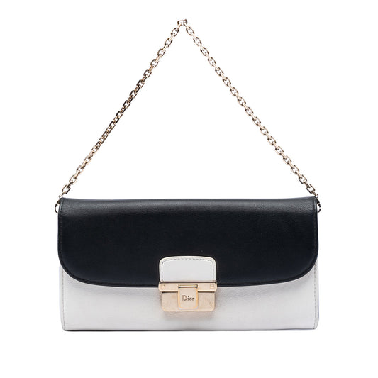 Dior Bicolor Calfskin Diorling Wallet on Chain