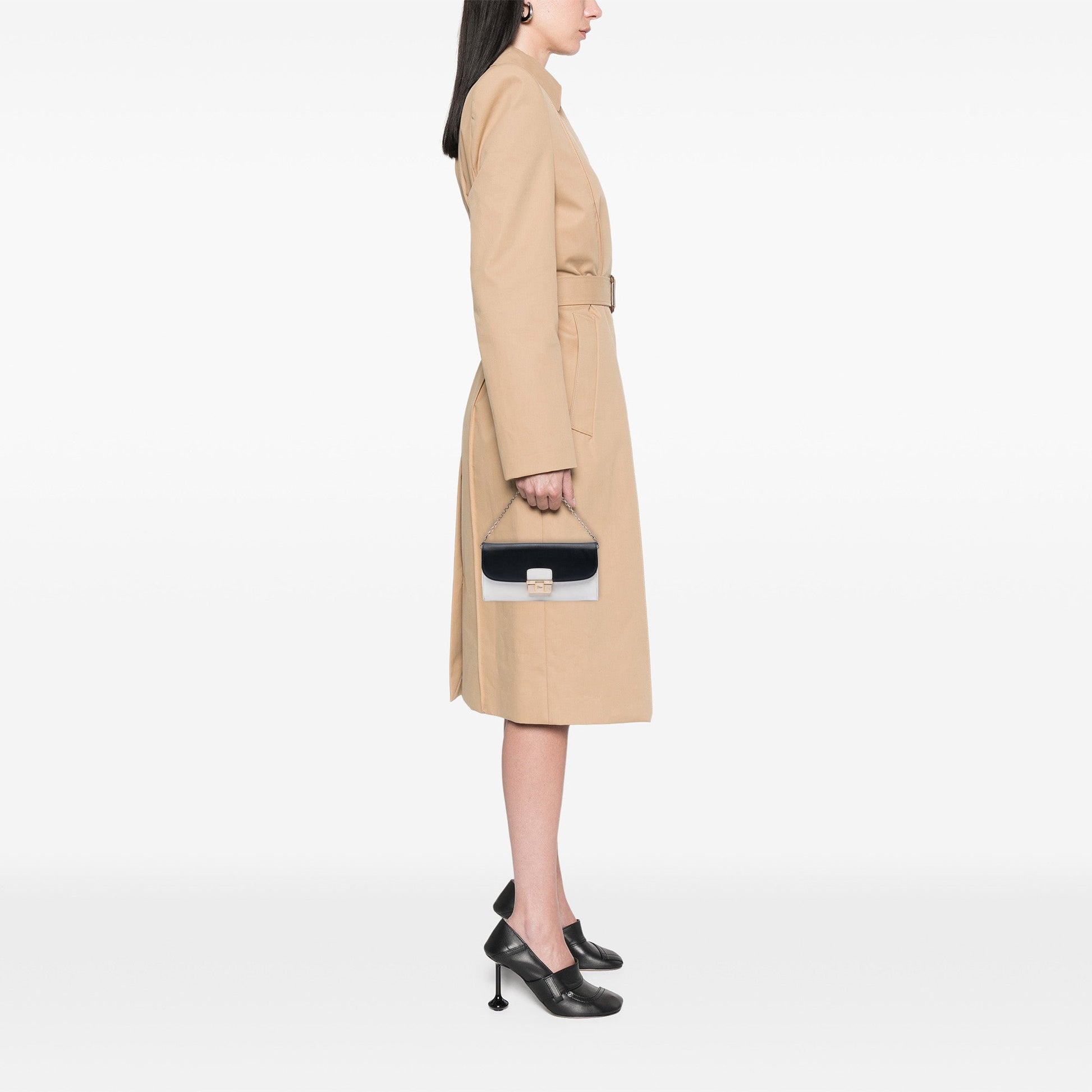 Dior Bicolor Calfskin Diorling Wallet on Chain
