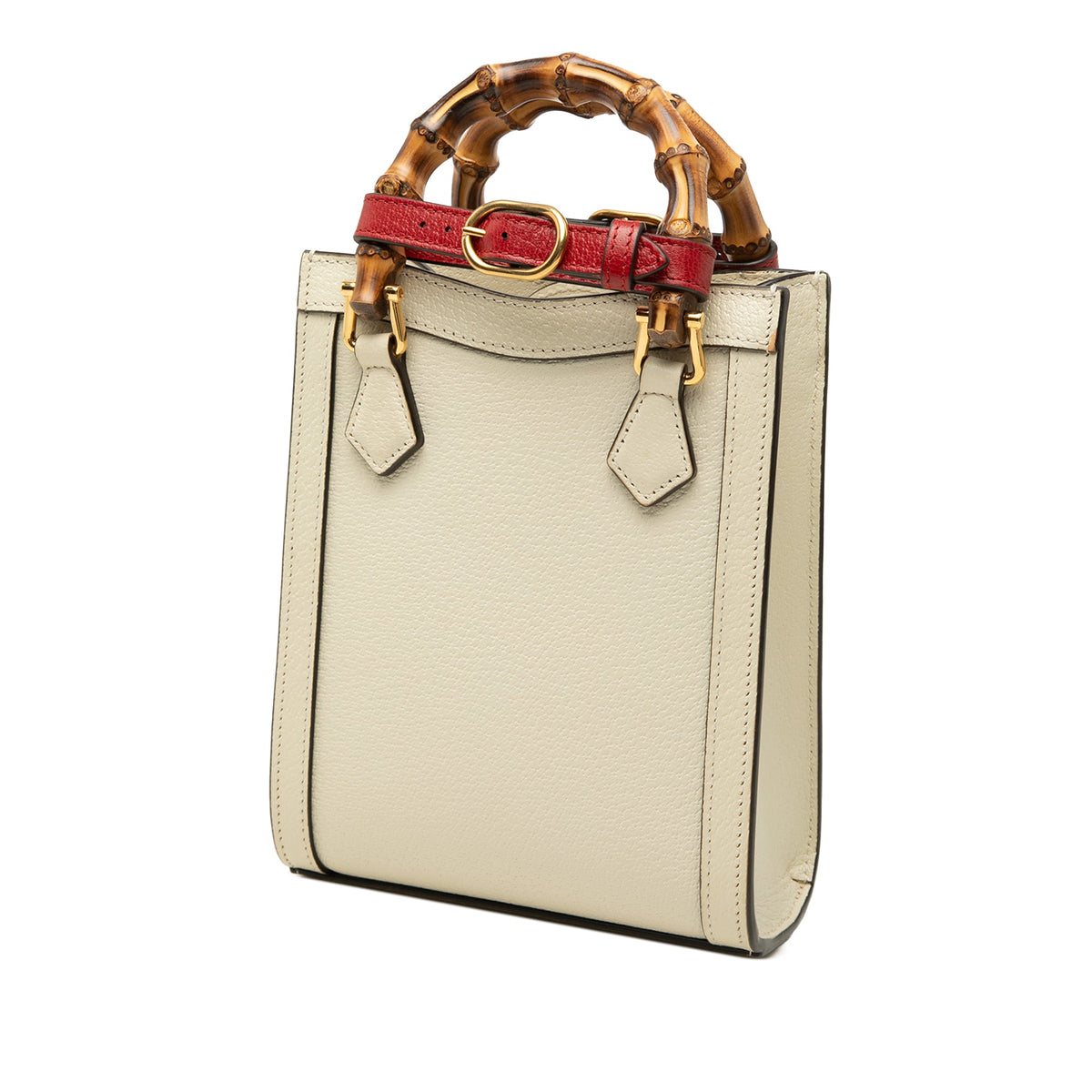 Gucci Mini Calfskin Bamboo Diana Satchel