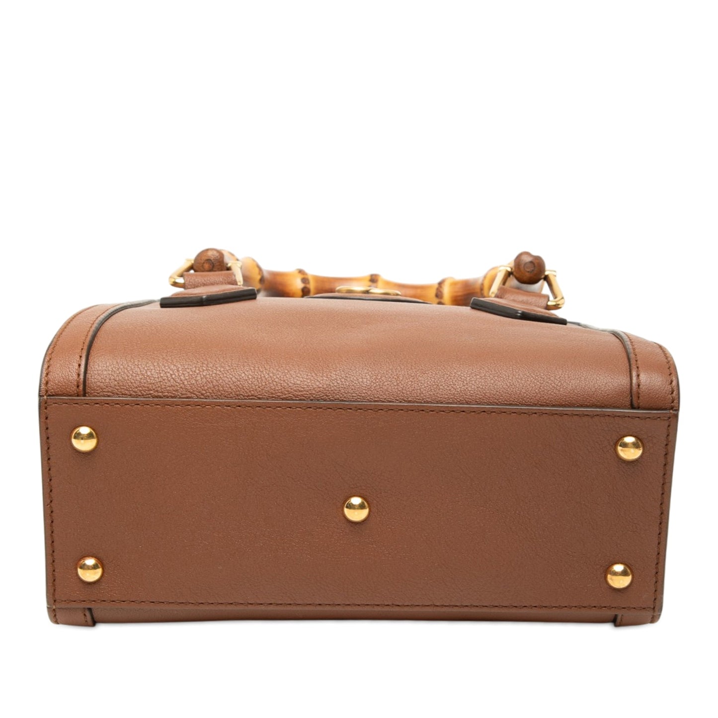 Gucci Mini Calfskin Bamboo Diana Satchel