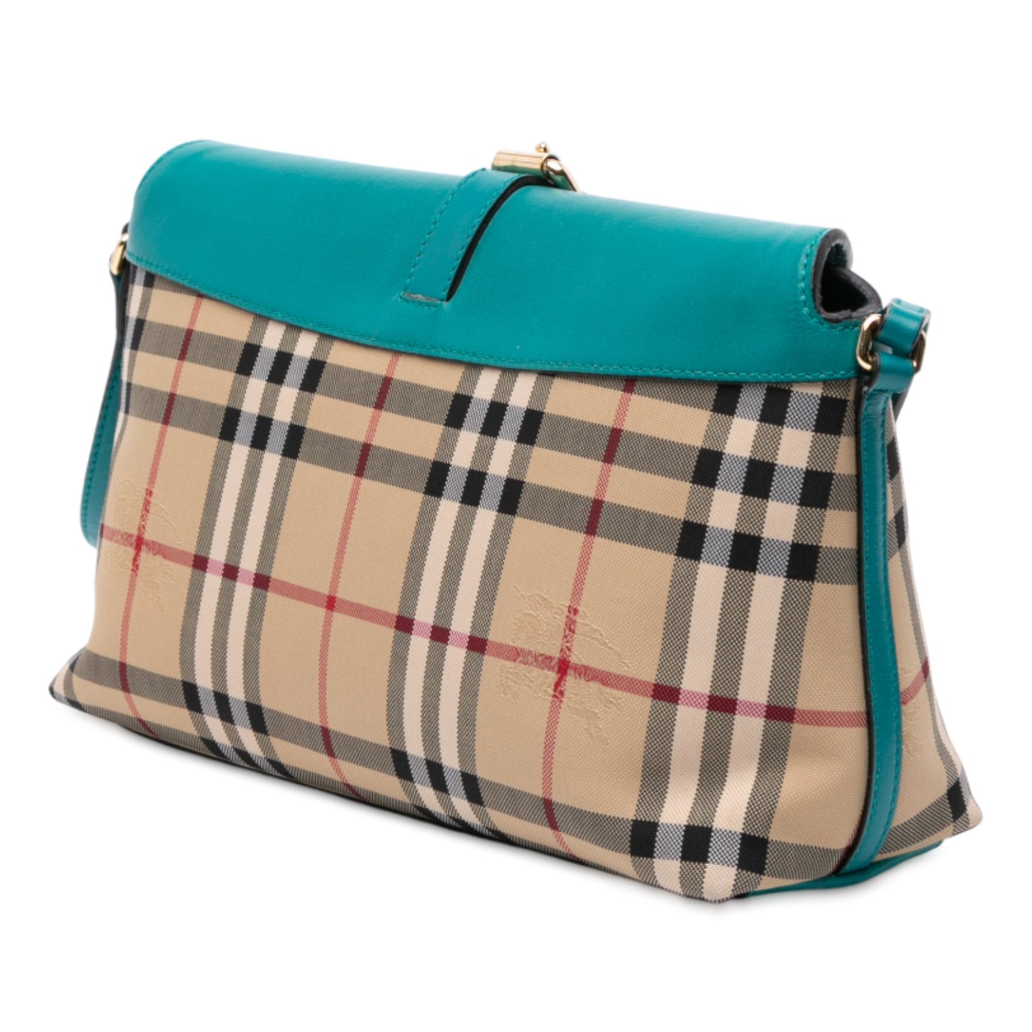 Burberry Haymarket Check Coated Canvas Leah Crossbody