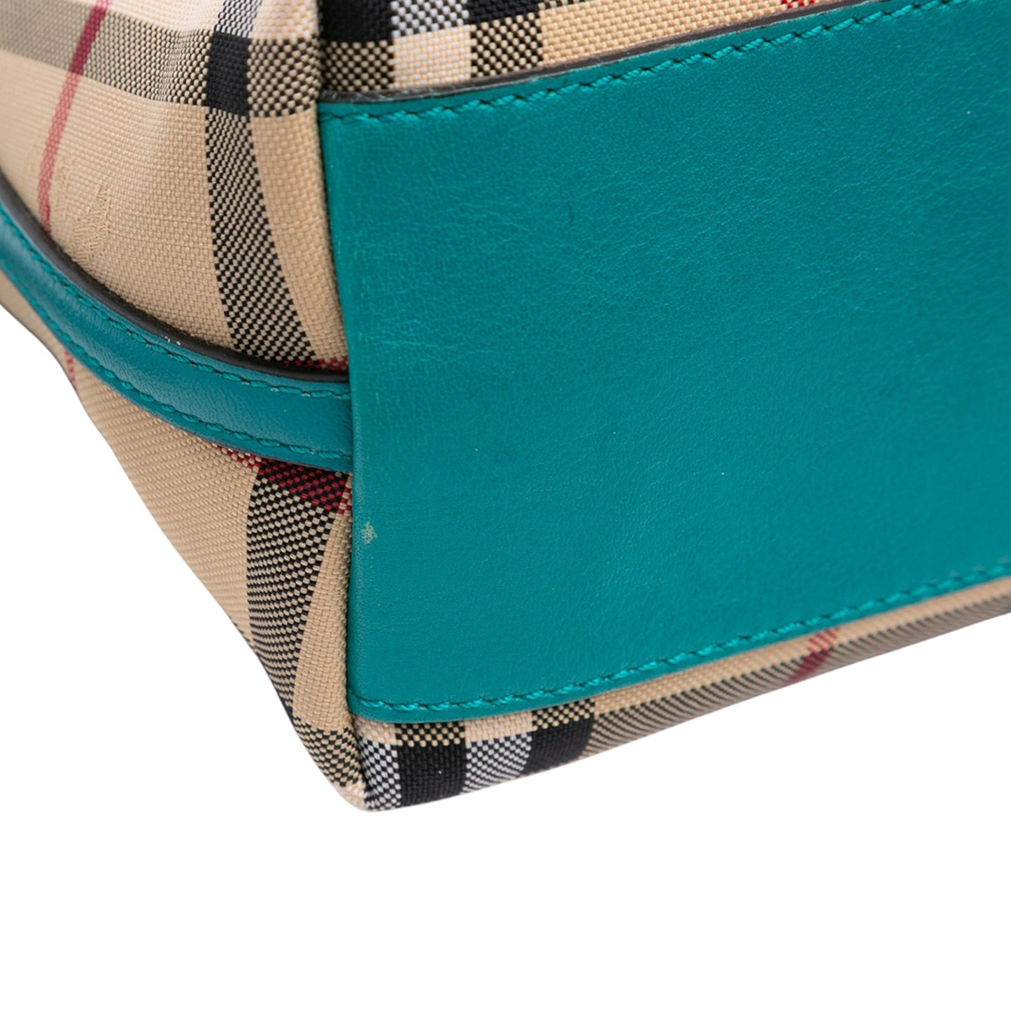 Burberry Haymarket Check Coated Canvas Leah Crossbody