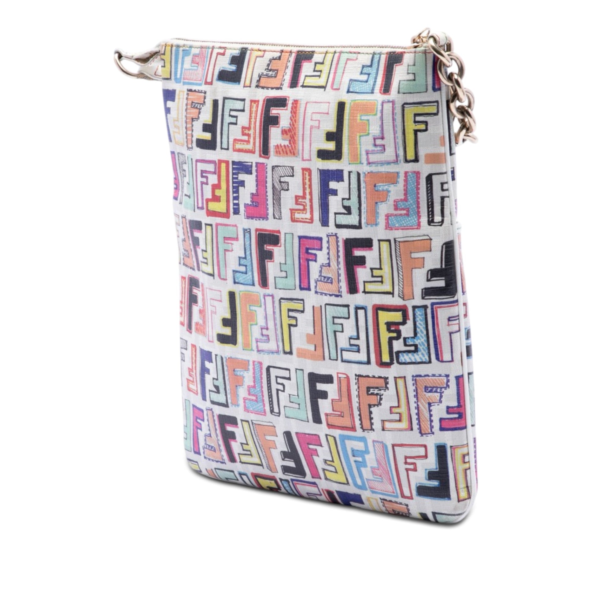 Fendi Multicolor Zucca Spalmati Forever Crossbody