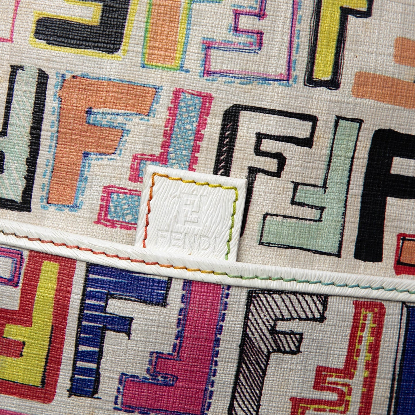Fendi Multicolor Zucca Spalmati Forever Crossbody