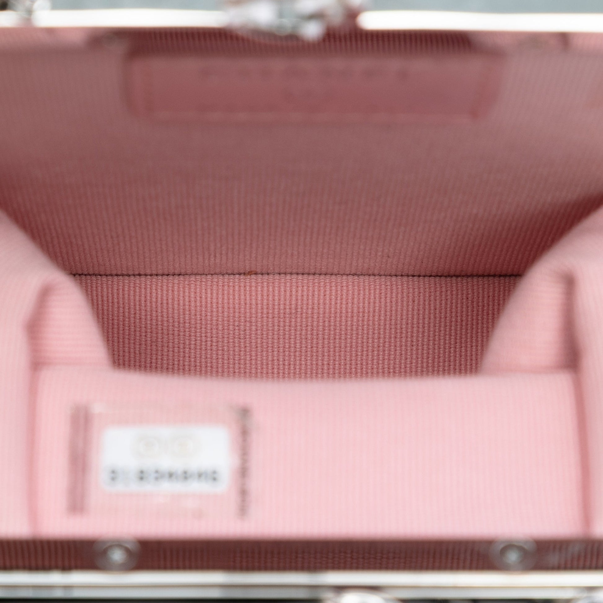Chanel Lambskin and Acrylic Kiss Clutch with Chain